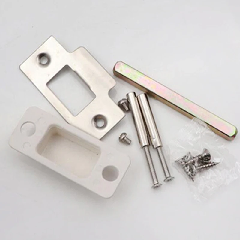 

Durable Stainless Sliding Door Lock Handle Locks Keyed Door Security Bathroom O9