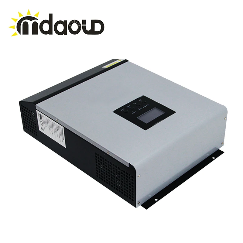 Гибридный солнечный инвертор mppt от сети солнечный инвертор 1kva 800w DC 12 v/24 V к AC 220 v/230 v Чистая синусоида/mppt Солнечное зарядное устройство