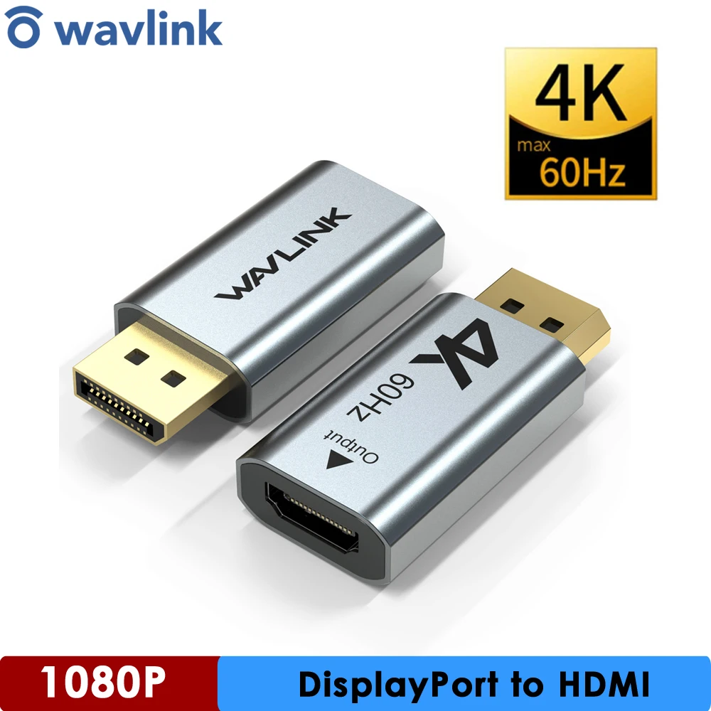 Кабель Мама-папа DP-HDMI Max 4K 60 Гц адаптер Displayport конвертер с поддержкой аудио-и