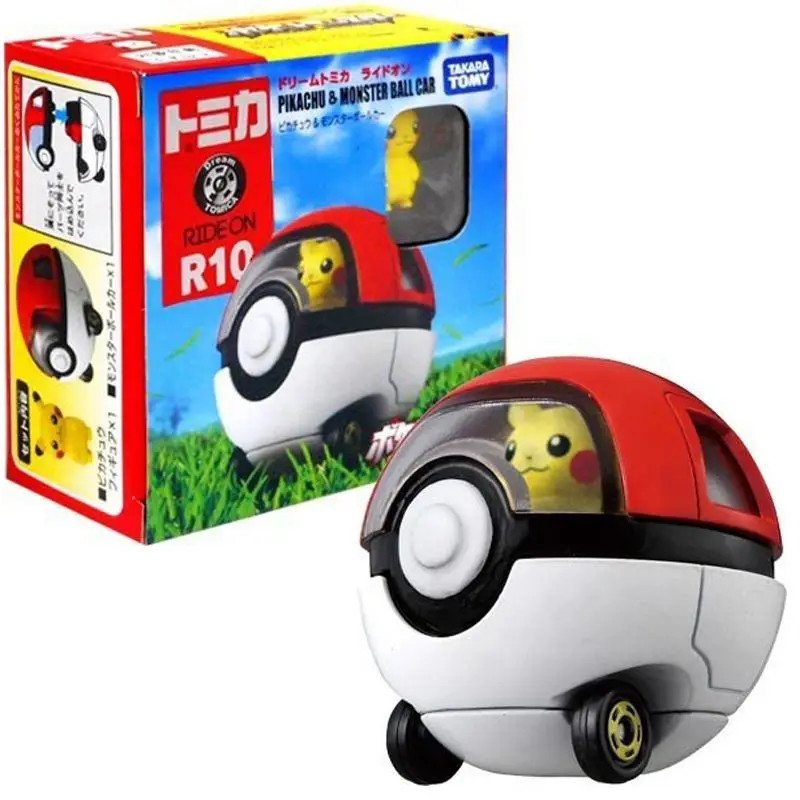 Takara Tomy Покемон кукла Пикачу тыкать мяч кабина версия эльф из сплава Модель