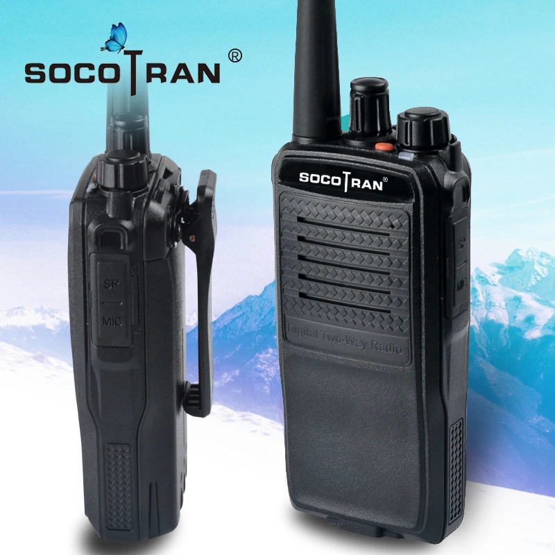 5W Профессиональная цифровая рация двухдиапазонного радио VHF 136-174MHz UHF 400-470Mhz длинная дальность действия цифровой и аналоговый режим RS-538
