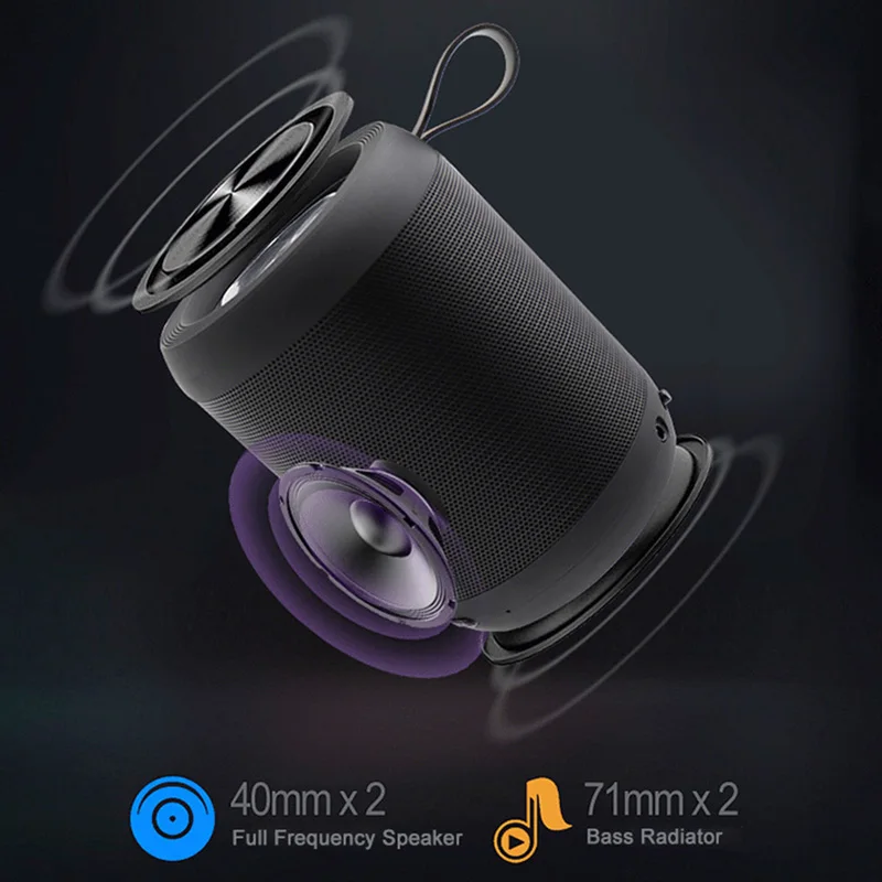 Мини портативный динамик s Bluetooth Колонка бас стерео беспроводной сабвуфер Handsfree TF карта AUX USB MP3 плеер для телефона ПК