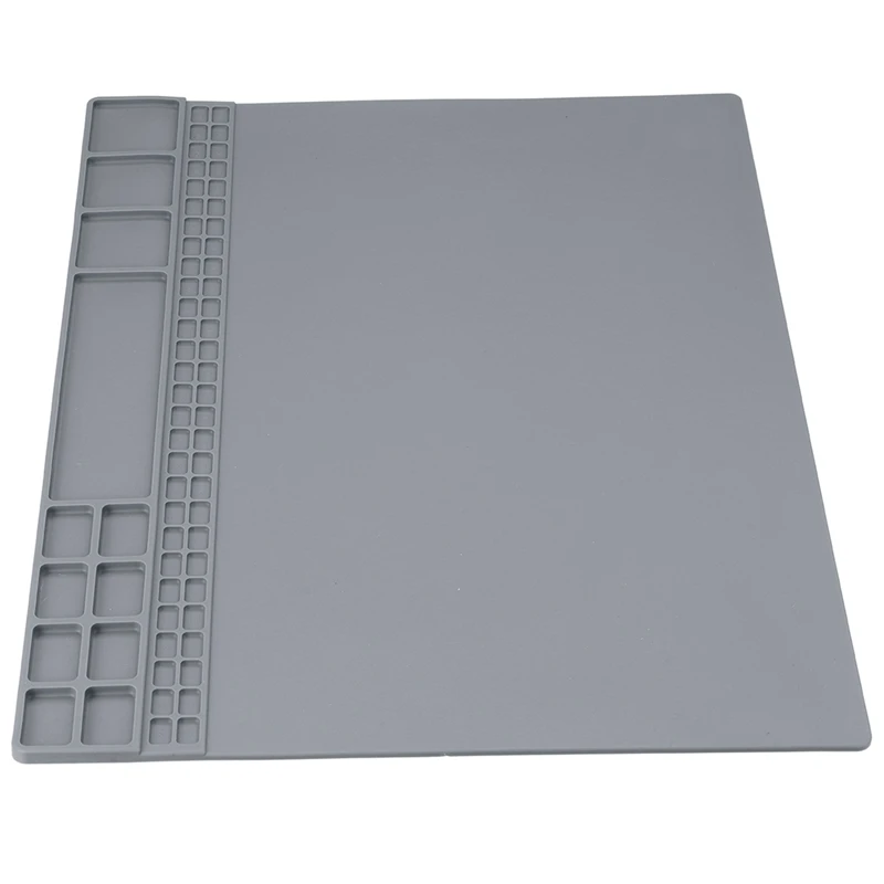 

Insulation Pad Heat Resistant Soldering Station Silicon Soldering Mat Work Pad Desk Platform Soldering Repair Station