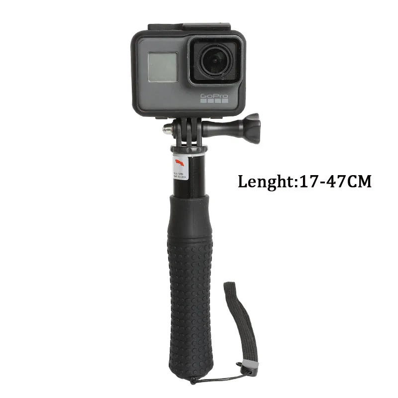 Портативная рукоятка Водонепроницаемая палка для селфи Штатив для GoPro Hero 7 6 5 4 SJCAM eken Yi 4K DJI OSMO аксессуары для экшн-камеры - Цвет: Selfie stick