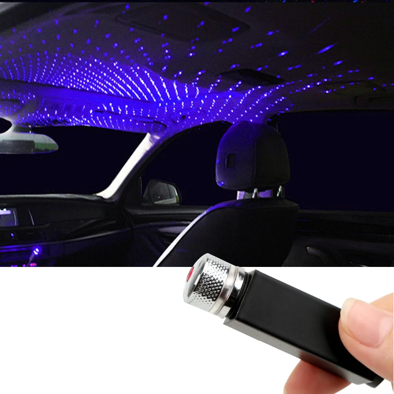 

Enhanced car roof star light mini LED starry sky laser atmosphere light projection lamp USB family party decoration night light