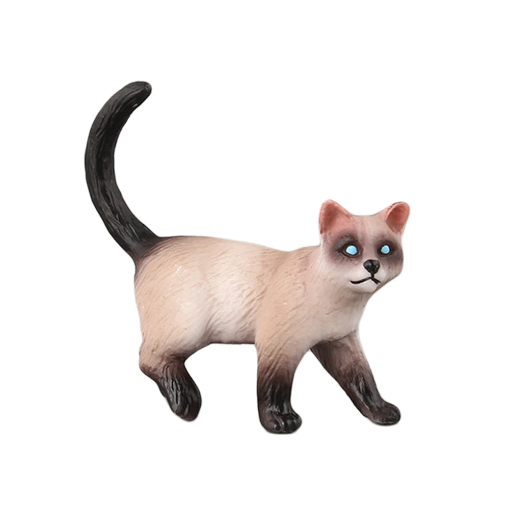 Моделирование мини кошки Kitty фигурка модель статуя домашние украшения подарок Детская Игрушечная модель животного декоративная фигурка для дома сказочная фигурка подарки
