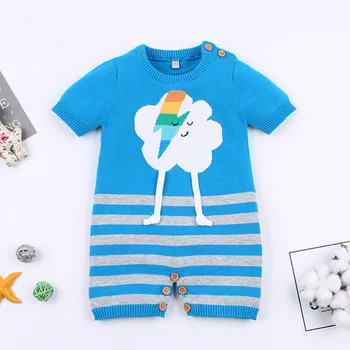 

Autumn Winter Baby Girl Clothes Knitted Baby Clothes Newborn Baby Romper Infant Baby Jumpsuit For Boy Girl Romper