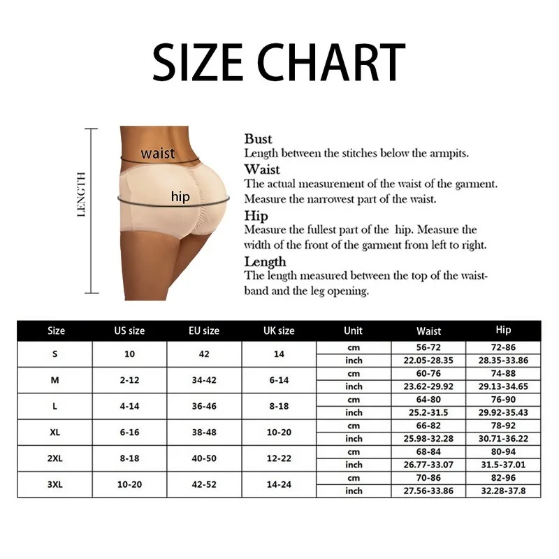 Sexy Women's Padded Butt Lifter Panties Booty Cross-Elastic Mesh Knickers Hip Enhancer Buttock Fake Butt Briefs Shapewear extreme tummy control shapewear