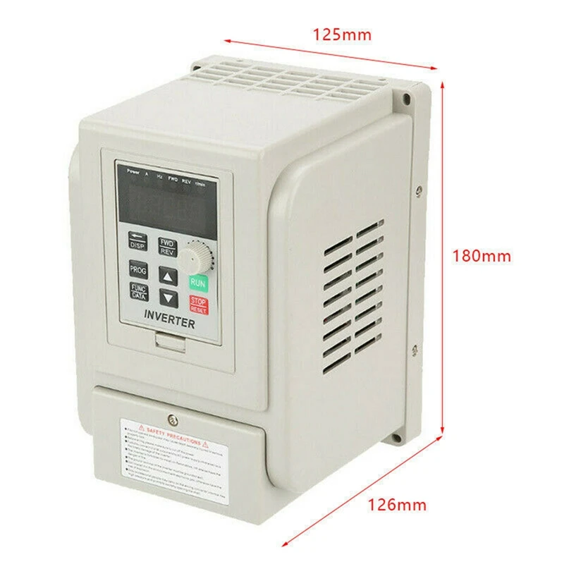 2.2KW 3HP 220V инвертор с переменной частотой с ЧПУ VFD VSD от одного до 3 фаз