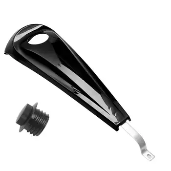 

Motorcycle Smooth Dash Fuel Console Gas Tank Cap Cover with Sealing Strip Fit For Harley Touring Electra Glide Street 08-18