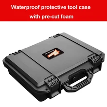 Высококачественный водонепроницаемый ящик для инструментов герметичный кейс оборудование корпус ударопрочный коробка для камеры инструмент чехол с предварительно вырезанной пеной