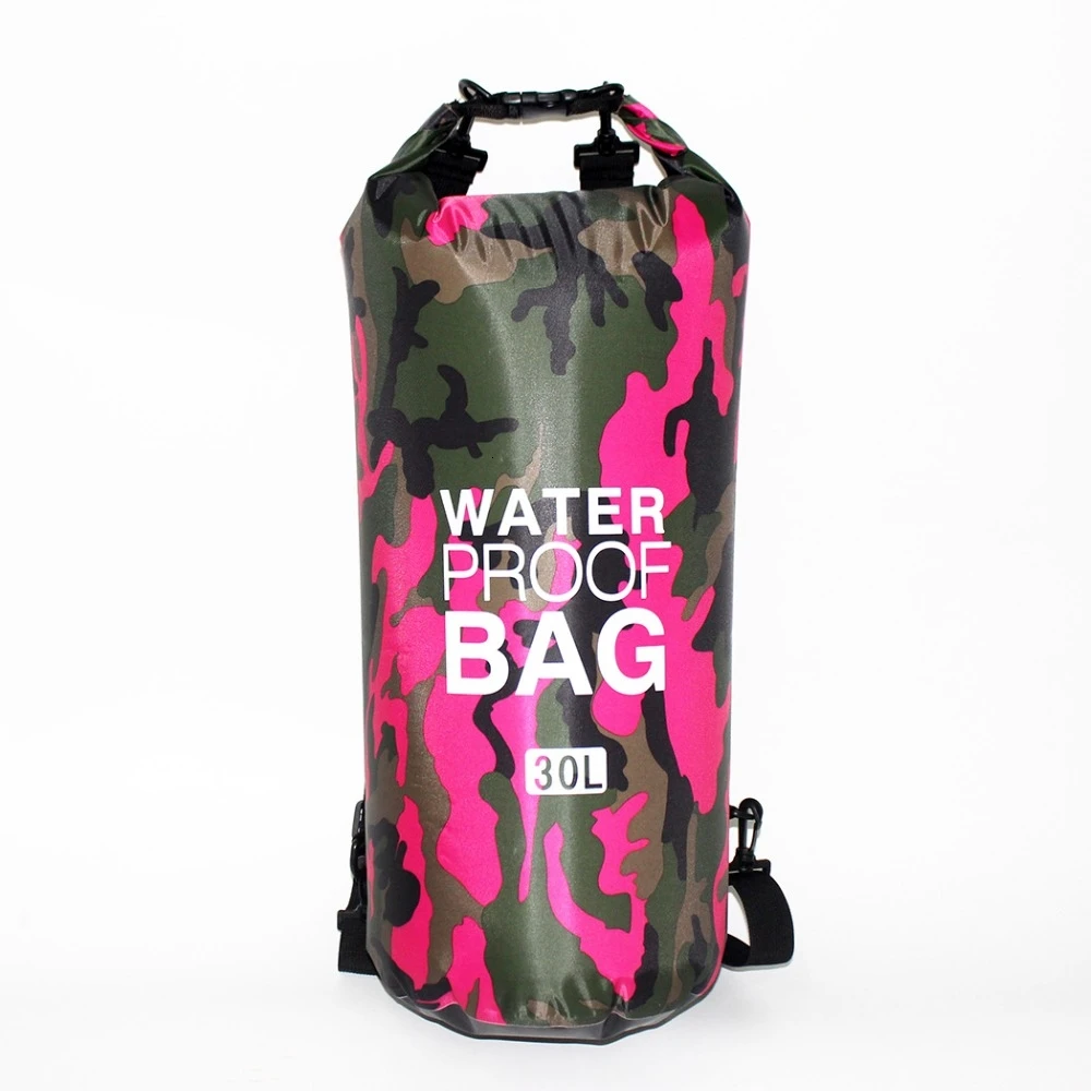 Outdoor Floating Waterproof Dry Bag 30L Roll Top Sacks Storage Bag Swimming Rafting Kayaking Sailing Canoing River Trekking Bag (4)