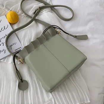 

Fashion casual women's shoulder bags pu leather Korea Wild crossbody bags for women handbag women bag yellow