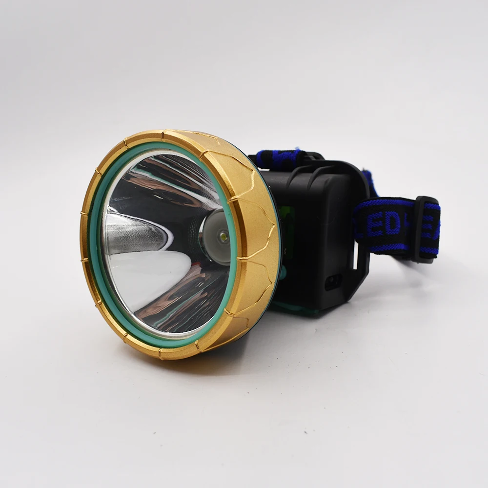 

Outdoor Night Fishing Headlight 3 Modes Smart Sensor Light DC Rechargable Head Lamp with high-capacity Battery
