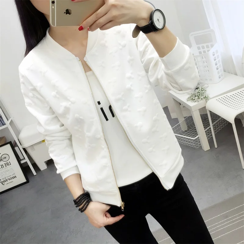 awesome  autumn spring new women's jacket Fashion Thin Windbreaker jacket Zipper Coats Outwear Sweethearts o