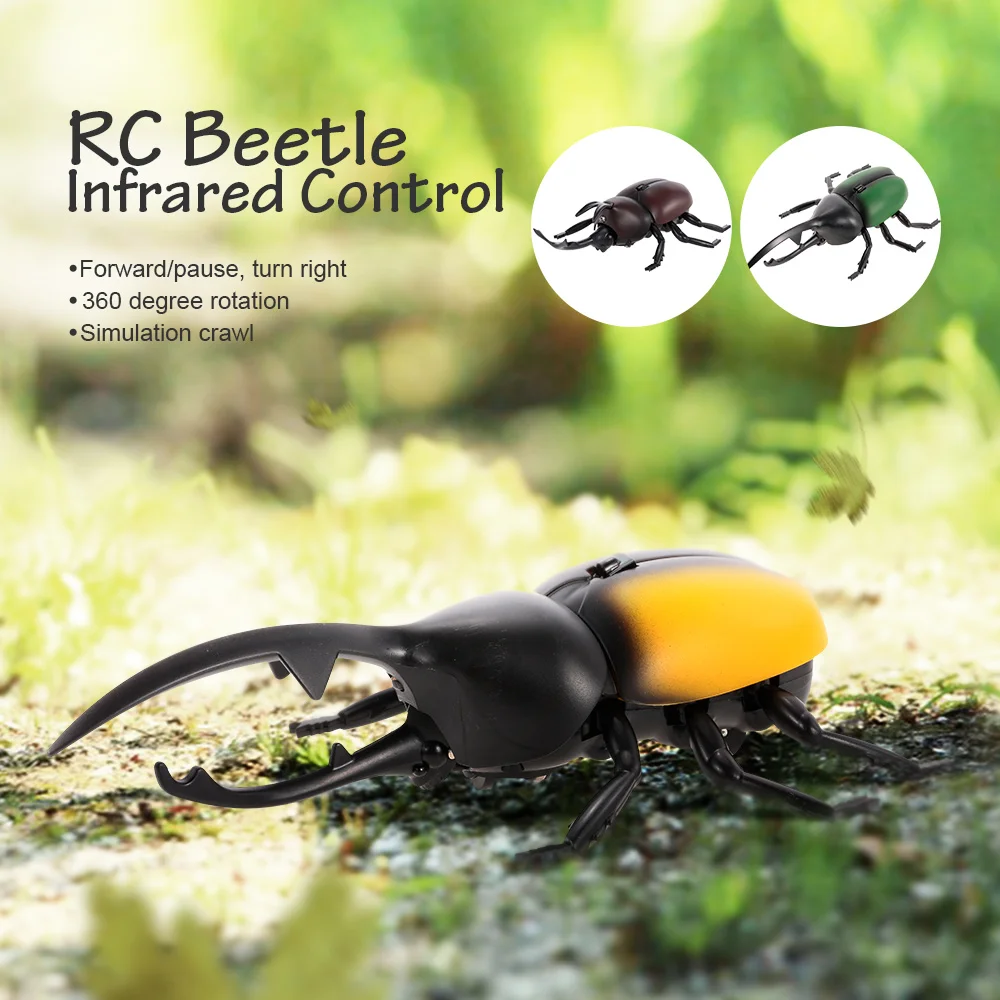 

Infrared Remote Control Simulation Beetle Insect Toy Mini RC Animal Kids Toy Boy Gift