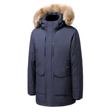 90% пуховики мужские зимние куртки мужские модные толстые теплые парки меховые белые пуховые пальто повседневные мужские водонепроницаемые зимние куртки