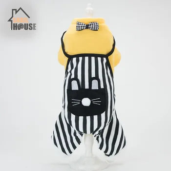

Snailhouse 2019 New Fashion Pet Clothes Cat Autumn Winter Small Dog Puppy Kitten Cute Cotten Plush Coat Embroidered Pet Clothes