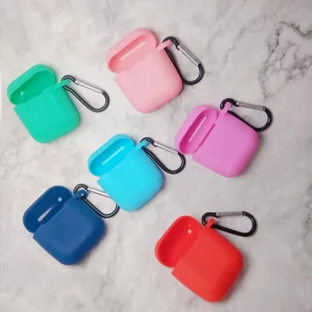 

New Silicone Cases for Airpods1 2nd Luxury Protective Earphone Cover Case for Apple Airpods Case 1&2 Shockproof Sleeve