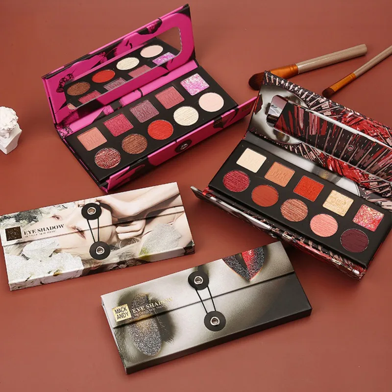 10-color Metal Glitter Eyeshadow Matte Shimmer Lasting Waterproof Eye Shadow Palette