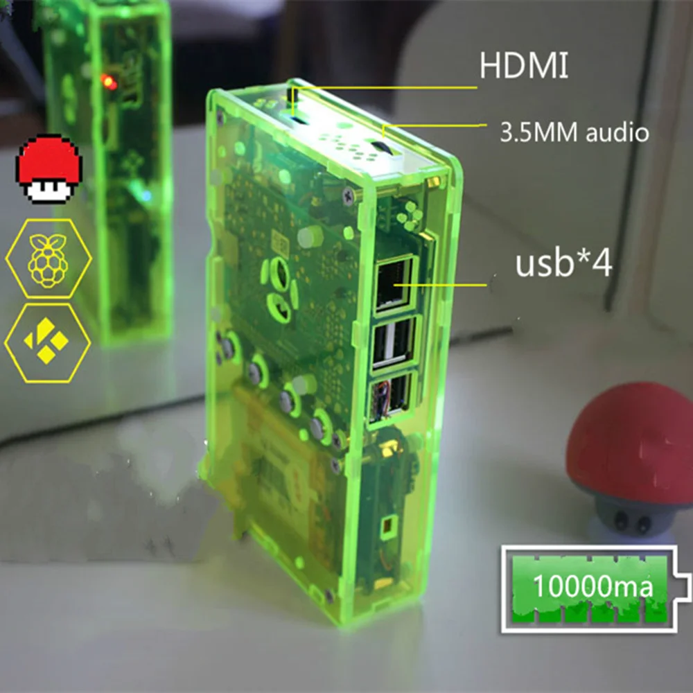 3,5 дюймовый экран HDMI выход Raspberry pi 3 B/B+ игровая консоль Ручной игровой плеер Видео игровая консоль Встроенная более 10000 игр