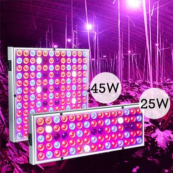 

Growing Lamps LED Grow Light 25W 45W Indoor Plant Lighting Fitolampy For Plants Flowers Veg Seedling Cultivation With Hook