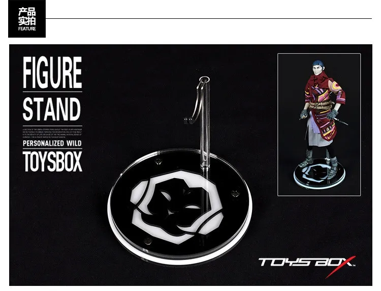 

Toys-box12" 1/6 Scale Soldier Model Crystal Debugging Table Toy Display Table Dog And Ape Platform In Stock