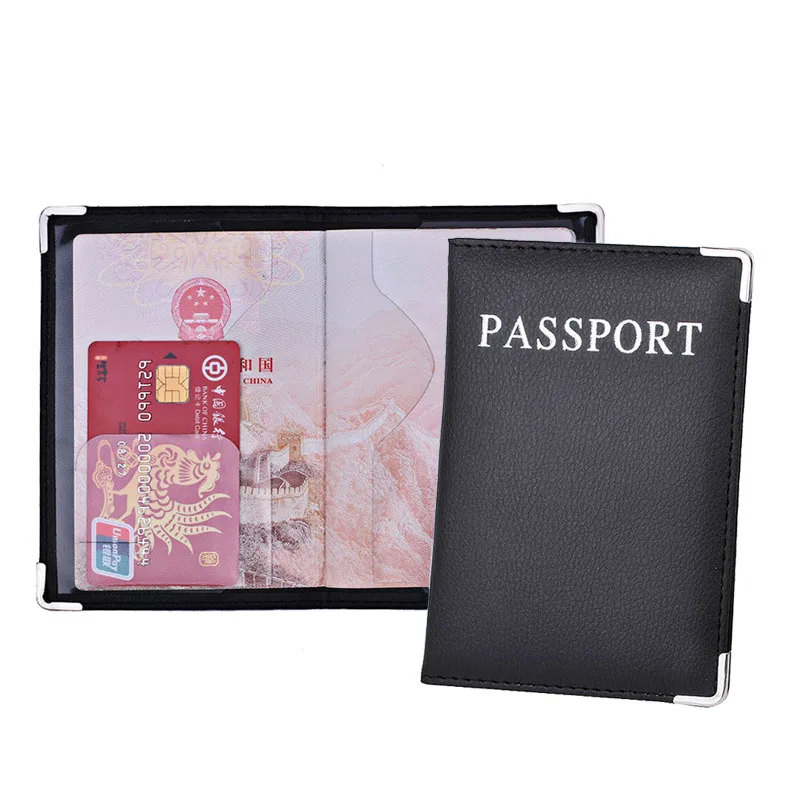 Чехол для паспорта из искусственной кожи, милый бизнес-держатель для карт, чехол для путешествий, кошелек из России, чехол для паспорта, женский розовый