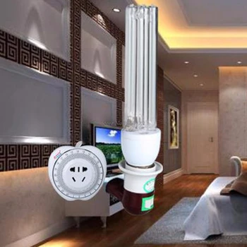 

Quartz Glass 20W E27 AC 220V UV Light UVC Ultraviolet Disinfection Sterilization Lamps No Ozone Whosale&Dropship