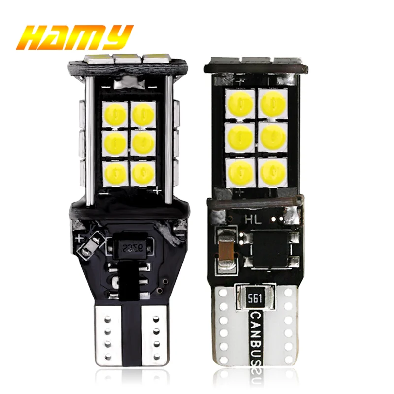 1x W5W 194 T10 светодиодный Canbus указатель поворота Лампа 12V T15 W16W светильник 3030SMD 6500K