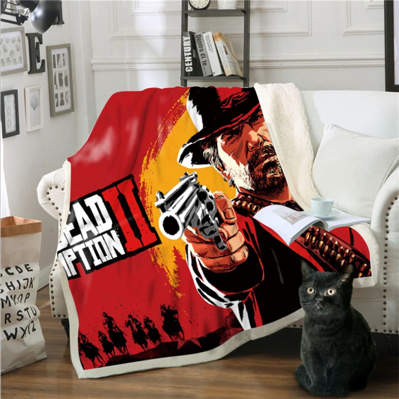 

Fleece Blanket Adult Double Thick Blanket 3D Printing Character Series 150cmX200cm Throw Blanket Sweatshirt Blanket