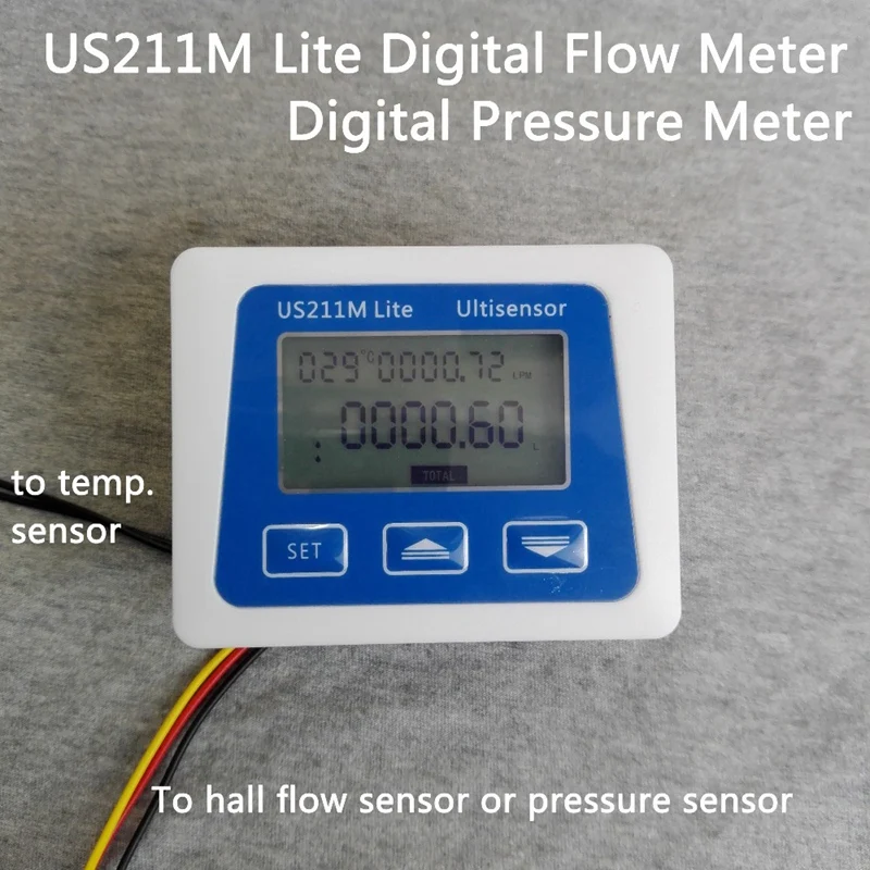 SHGO HOT-US211M Lite DN80 20-500L/мин цифровой расходомер топлива 5V потока читатель совместимый со всеми нашими Холла Расход воды Сенсор
