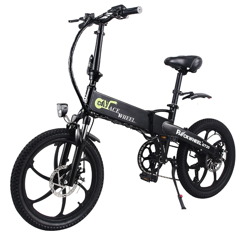 Smart 7.8AH Battery Folding Electric Bicycle Bike Moped Disc Brakes LED Front Light Electric Bicycle