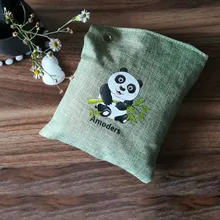 1 шт. древесный уголь автомобильный освежитель в дополнение к формальдегидному угольному мешку семейный автомобиль мультфильм панда мешок с активированным углем