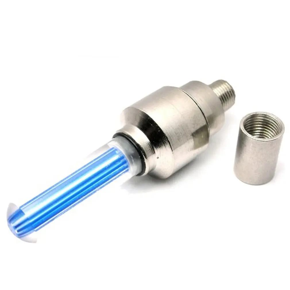 Bicycle hot wheels light Tyre Wheel Valve Spoke LED Lights Road Bike Lights Waterproof Cycling Accessories Light - Цвет: Небесно-голубой