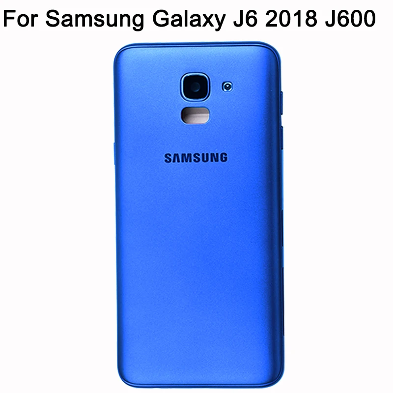 Чехол для аккумулятора J6 J8 для samsung Galaxy J6 J8 J600 J600F J800 J800F задняя крышка+ средняя рамка Задний пластиковый корпус шасси
