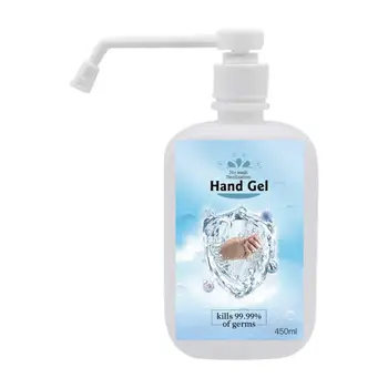 

450ml Spray Hand Sanitizer Disposable Square Hand-disinfection Bottle With Hand Sanitizer Long Rod Medical Spray Hand Sanitizer