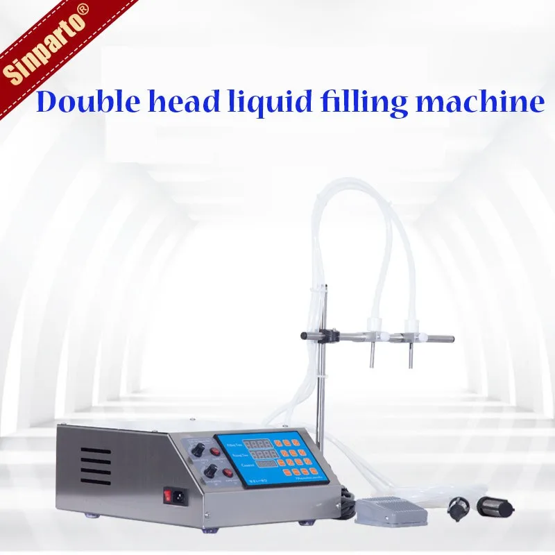 3-4000ml Double-head Liquid Cnc Filling Machine Perfume Mineral Water Juice Oil Machine110v~220v | Бытовая техника
