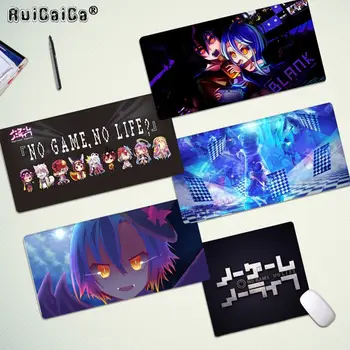 

RuiCaiCa Top Quality Game NO life Anime Rubber PC Computer Gaming mousepad Free Shipping Large Mouse Pad Keyboards Mat