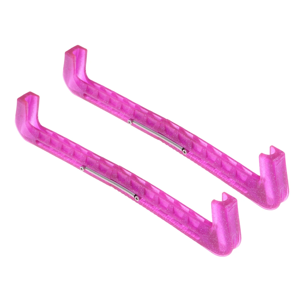 2pcs Soft Plastic Ice Hockey Figure Skate Blade Guard Cover Protector for Women Men Youth Kids