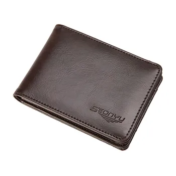 

Maison Fabre Leather Wallet Men Bifold Business ID Credit Card Holder Purse Pockets Wallet Solid Convience Accessory Wallet Boys