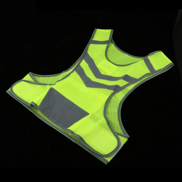 Safety Reflective Vest With LED Light and 360 Degree No-angle Reflective Strip for Walking Running Cycling Sports Day and Night 5