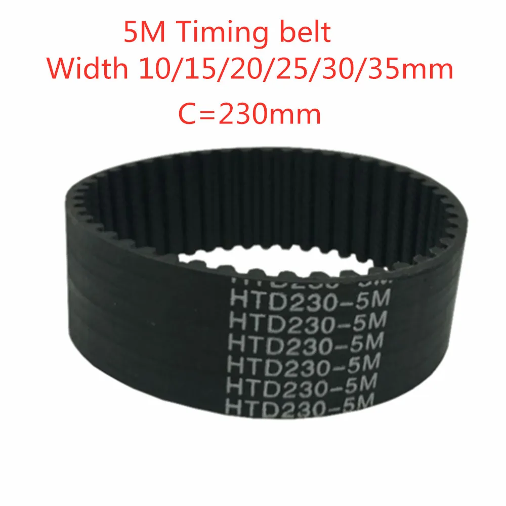 Timing Belt for 3D Printer HTD575-5M 10mm Width 5mm Pitch 115Teeth Synchronous