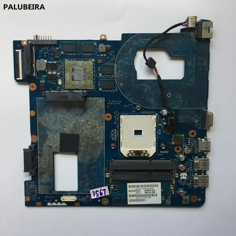PALUBEIRA материнская плата для samsung NP355 NP355C4C NP355V5C Материнская плата ноутбука QMLE4 LA-8863P BA59-03567A BA59-03567B DDR3 видео Чи