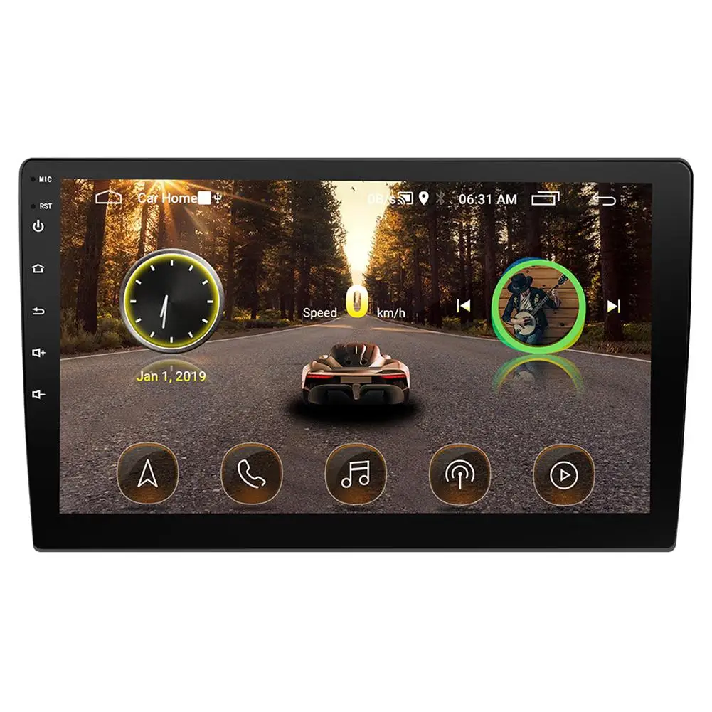 HiMISS 9 дюймов/10,1 дюймов 2DIN Android автомобильный мультимедийный плеер gps Авторадио Bluetooth wifi стерео радио камера