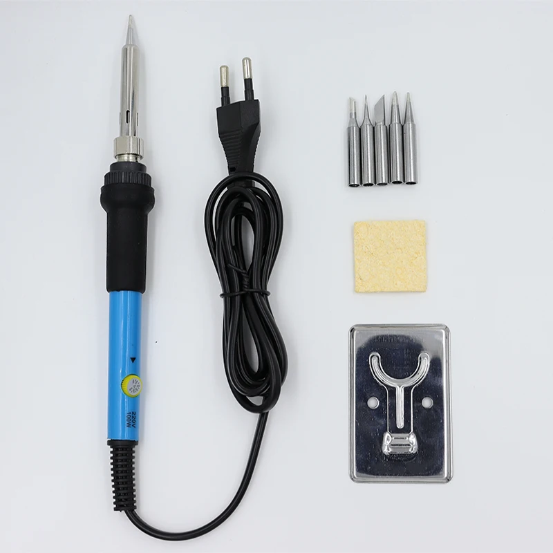 Thermostat electric soldering iron EU 220V searing iron tip tin wire mini soldering iron soldering stand US 110V soldering tool hot stapler plastic repair