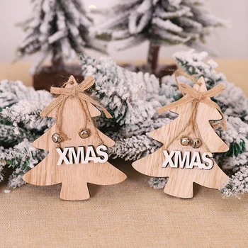 

Wood Letter Christmas Tree Decoration Pendants Hanging Ornaments Crafts Gifts Xmas New Year Party Wedding Home Decor 63260