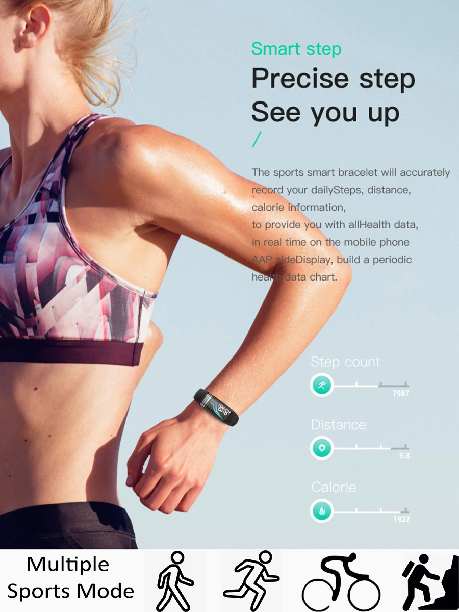North Edge Smartband фитнес-трекер умный Браслет кровяное давление кислород Монитор Сердечного Ритма Смарт-браслет для мужчин и женщин