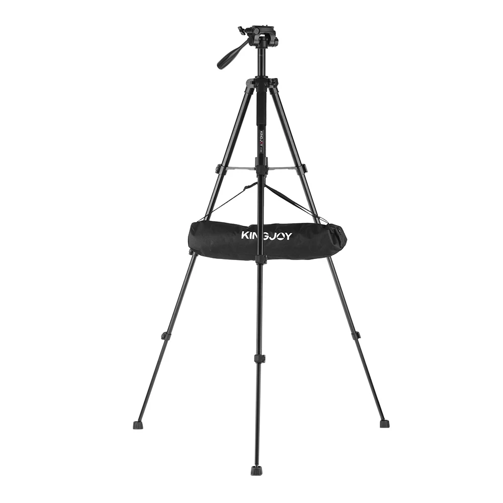 KINGJOY VT-880 2 в 1 360 панорамная съемка портативный регулируемый штатив для камеры монопод для Canon Nikon sony Fuji видеокамера