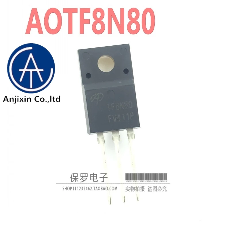 

10 шт. 100% оригинальная новая полевого транзистора AOTF8N80 TF8N80 TO-220F в наличии